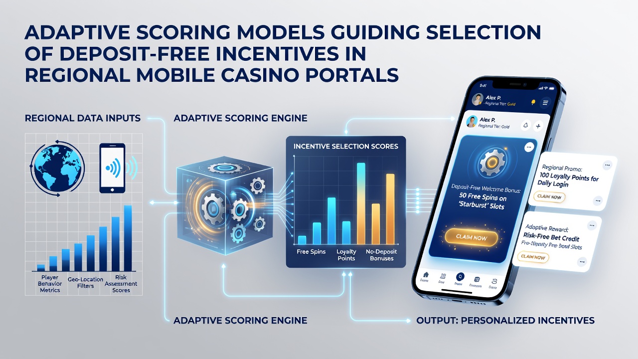 Mobile device screen showing regional incentive options selected by adaptive scoring algorithms