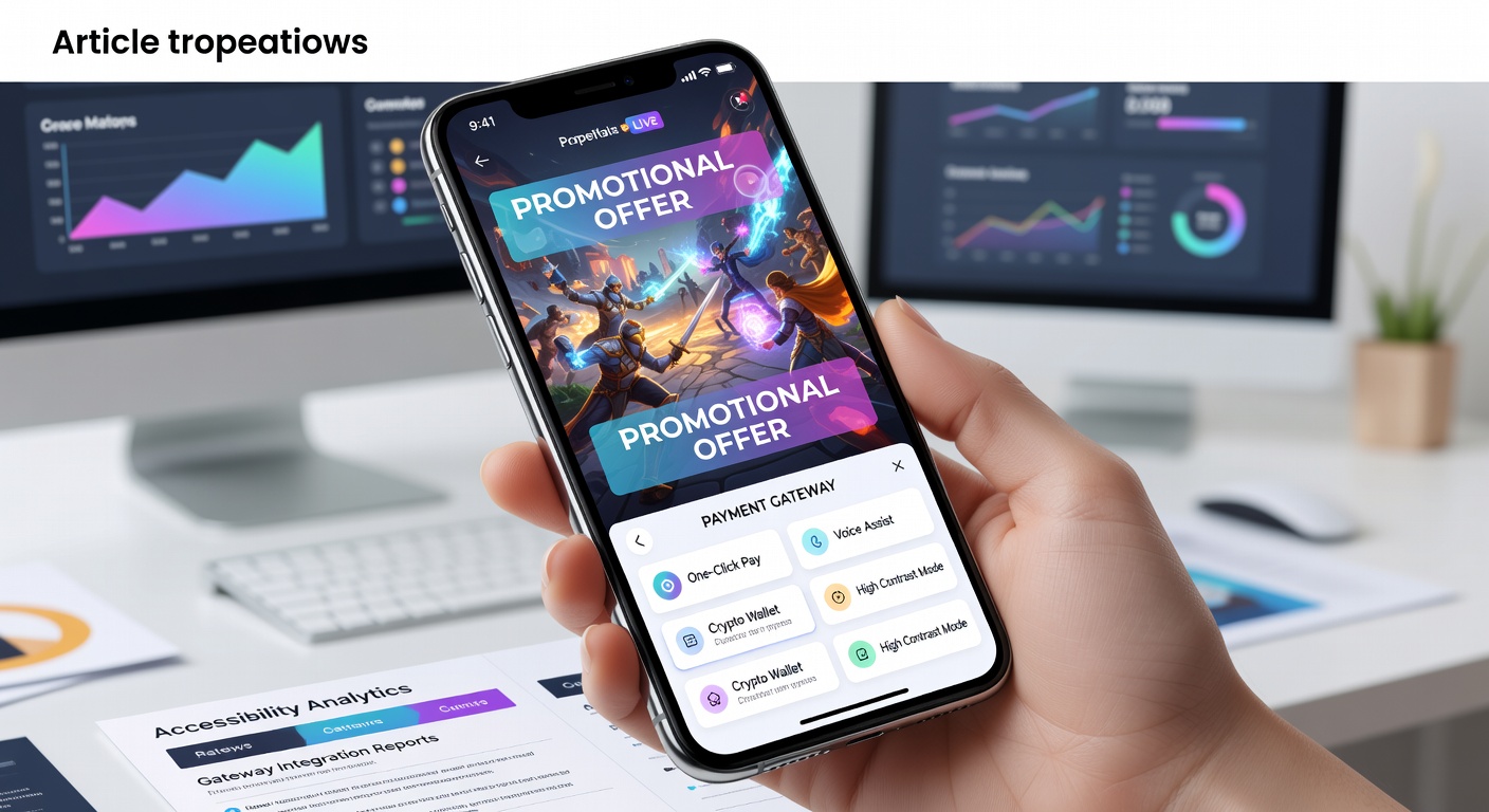 Mobile live gaming interface displaying seamless payment gateway integration and promotional offers on smartphone screen
