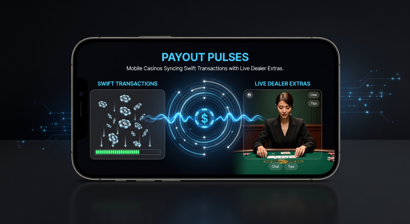 Close-up of a smartphone displaying a live dealer craps game with a superimposed instant payout confirmation overlay