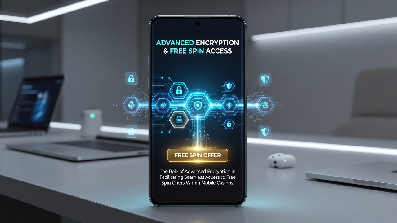 Diagram illustrating encryption layers protecting free spin access in mobile casino networks